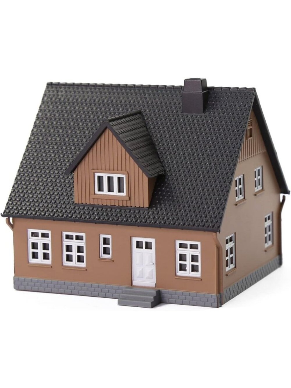 1:160 N Scale Model Village House Set - Assembled Architectural Layout